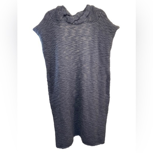 COPY - BILLY REID Gray Wool knitted Tunic Cardigan Sweater - Picture 9 of 9